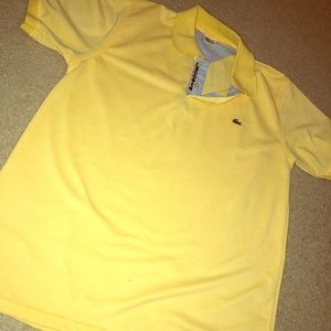 Yellow Lacoste Polo